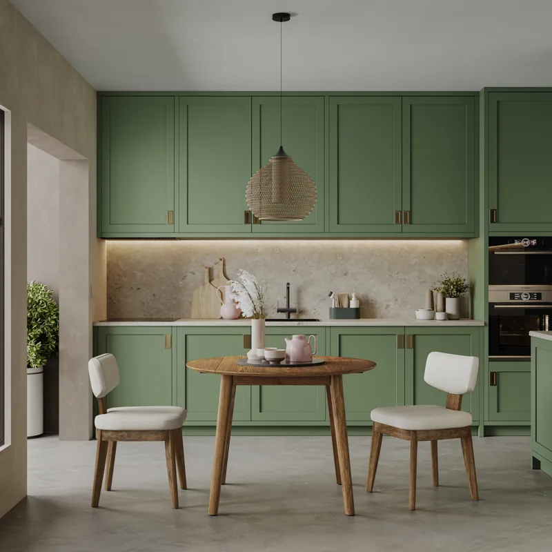 Tate Mid-Century Modern Split Back Upholstered Dining Chair(Set Of 2)