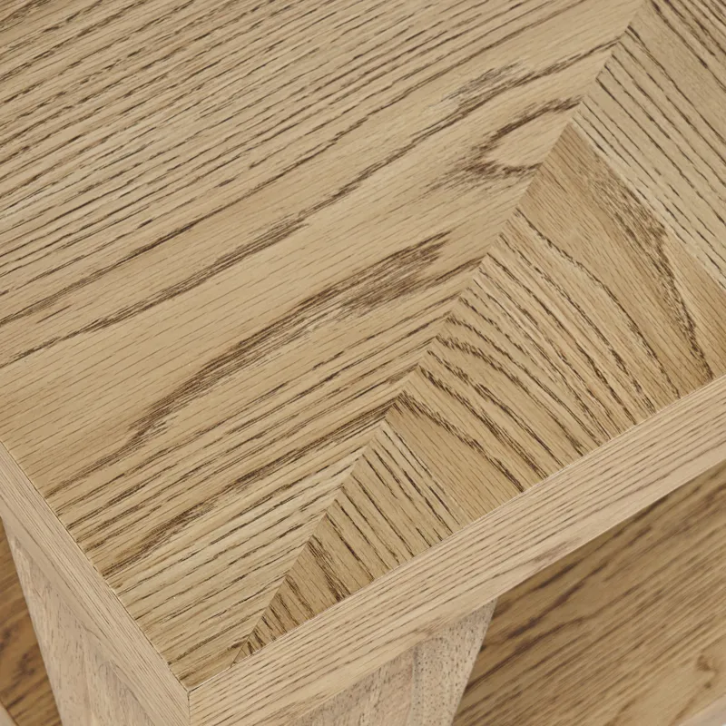 Laurel Creek Modern Contemporary 50\" Coffee Table With Storage Shelf And Hidden Casters