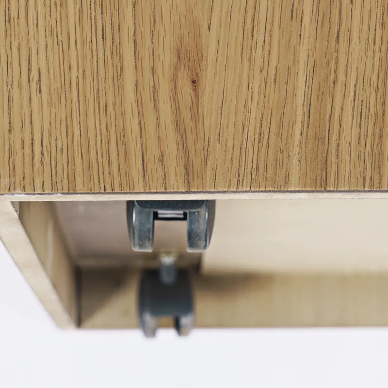 Laurel Creek Modern Contemporary 52\" Block Coffee Table With Hidden Casters