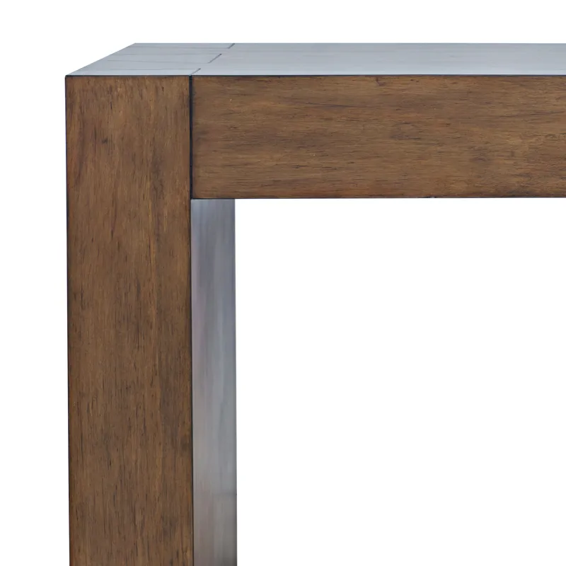 Taos Modern Rustic Square Dovetailed End Table