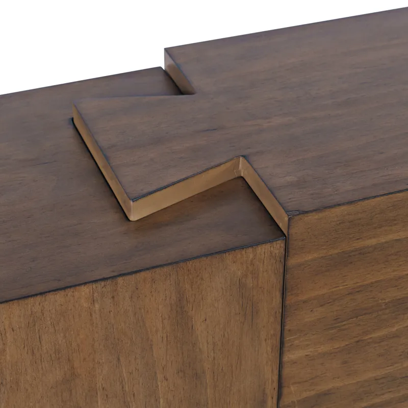 Taos Modern Rustic 79\" Dovetailed Sofa Console Table