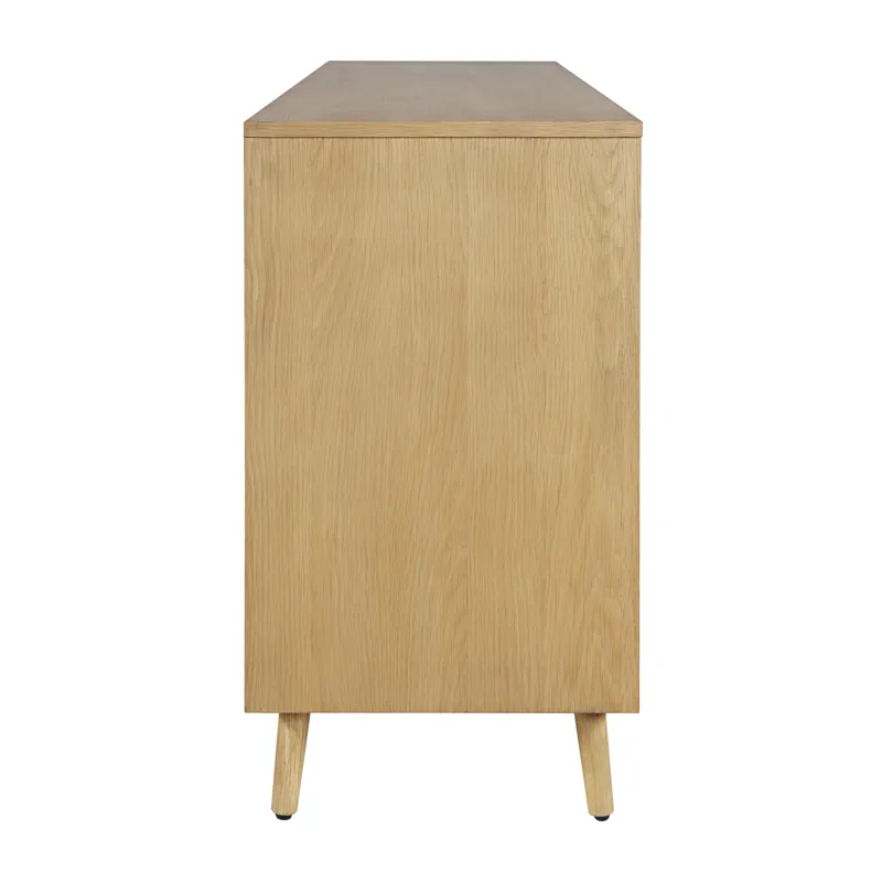 Reece 60\" Mid-Century Modern Starburst TV Stand Console Storage Cabinet