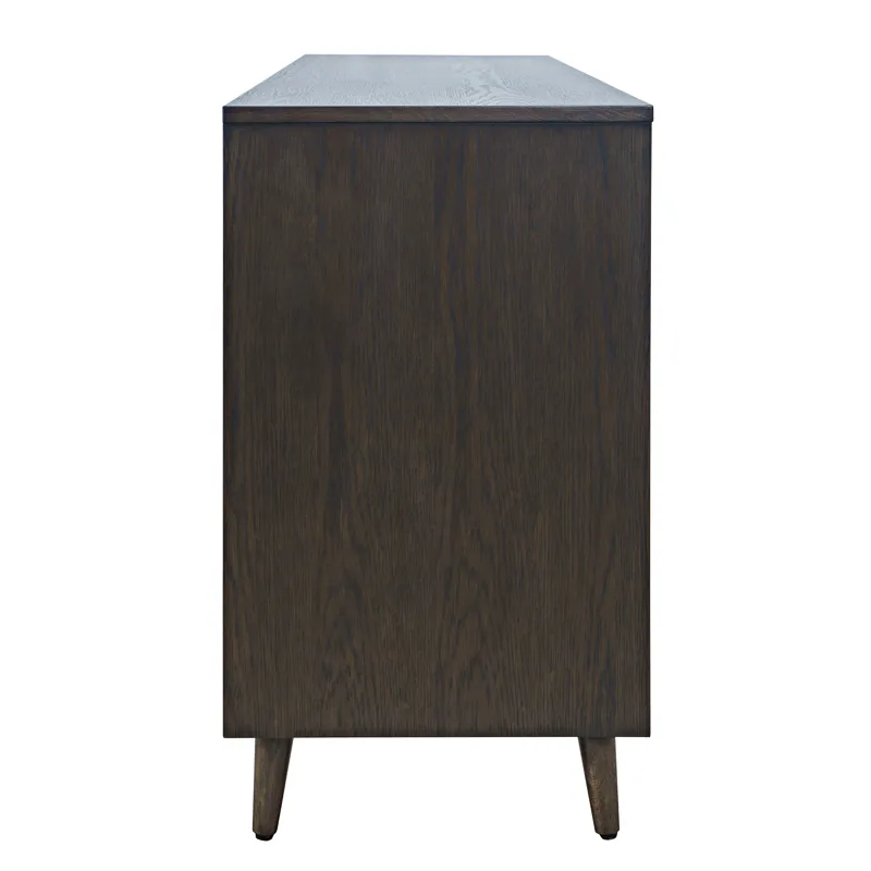 Reece 60\" Mid-Century Modern Starburst TV Stand Console Storage Cabinet