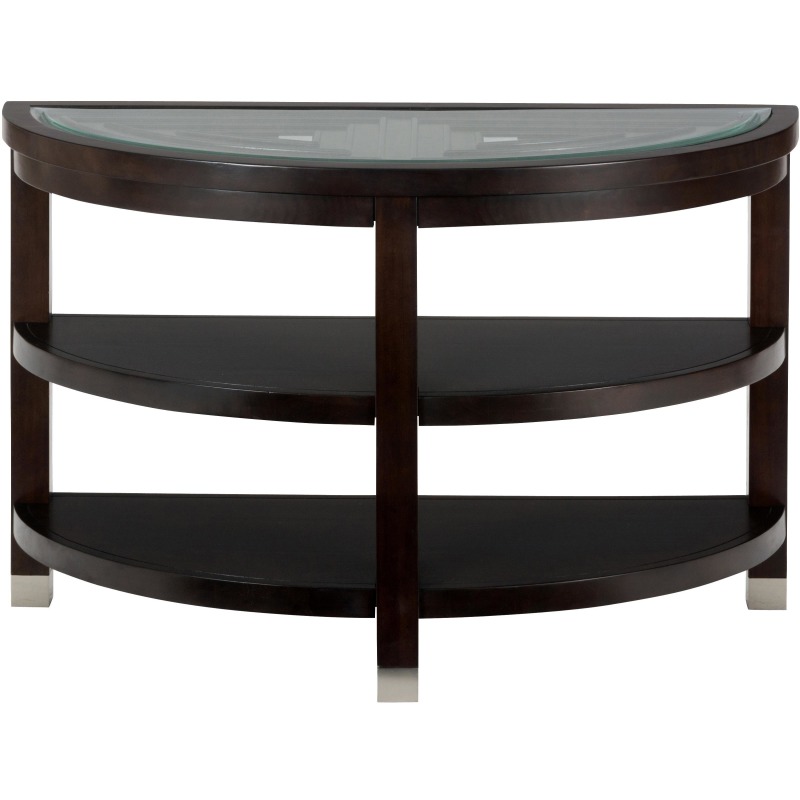 Warren Sofa Table with Glass Top
