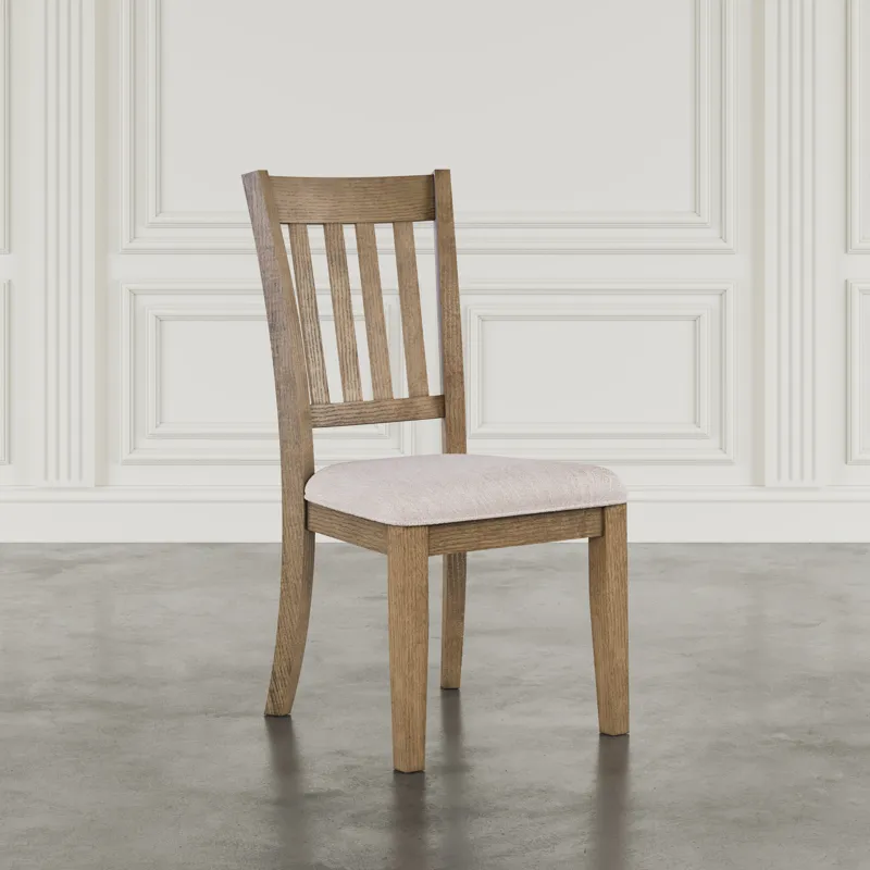 Brentwood Modern Transitional Slatback Dining Chair Set Of 2