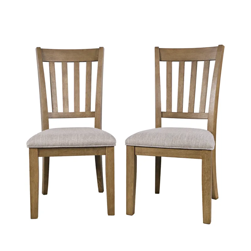 Brentwood Modern Transitional Slatback Dining Chair Set Of 2