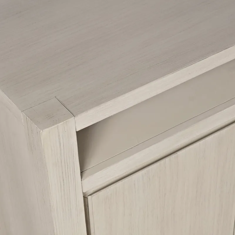 Brownstone 70\" Modern Transitional Media Console TV Stand With Four-Door Cabinet Storage