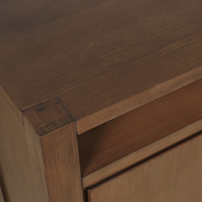 Brownstone 60\" Modern Transitional Media Console TV Stand With Four-Door Cabinet Storage