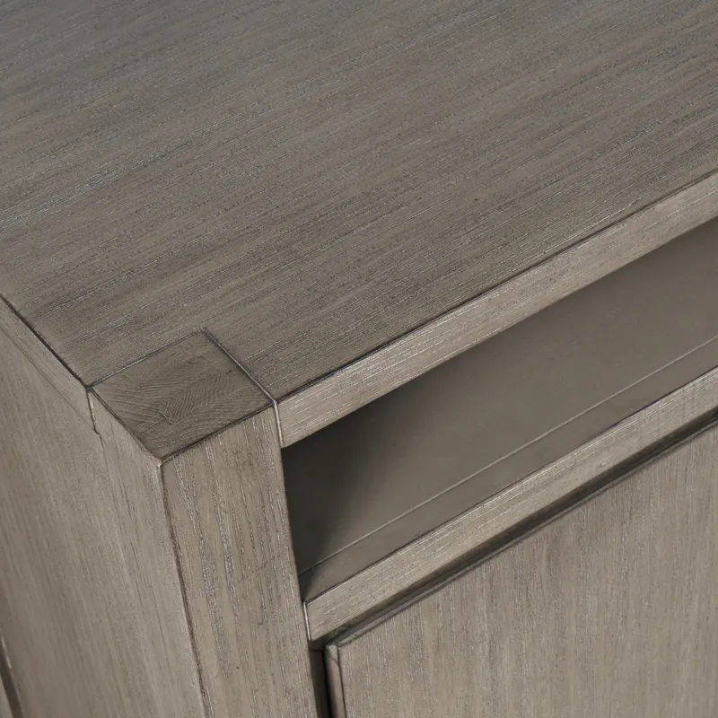 Brownstone 60\" Modern Transitional Media Console TV Stand With Four-Door Cabinet Storage