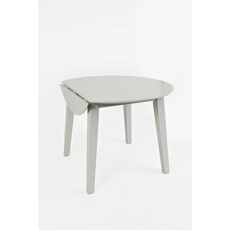 Simplicity Solid Wood Classic Round Drop-Leaf Table