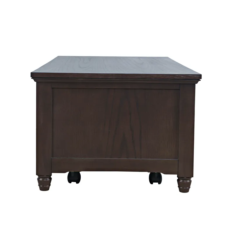 Brentwood Modern Transitional Lift-Top Coffee Table With Storage