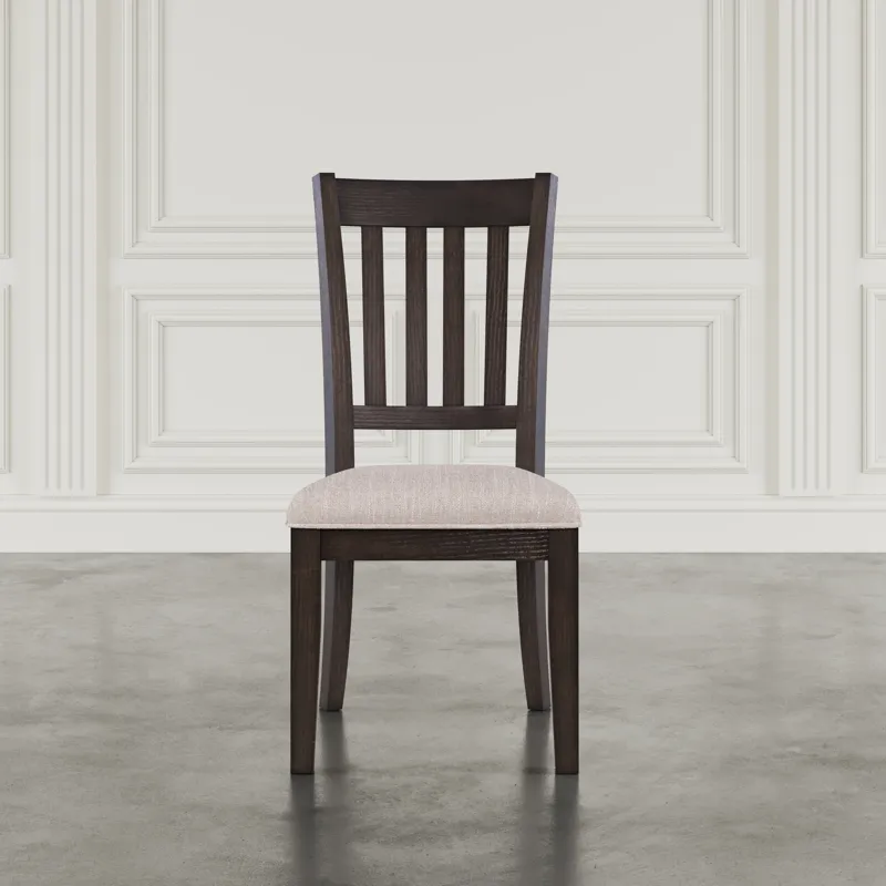 Brentwood Slatback Chair KD - Arbor Oak
