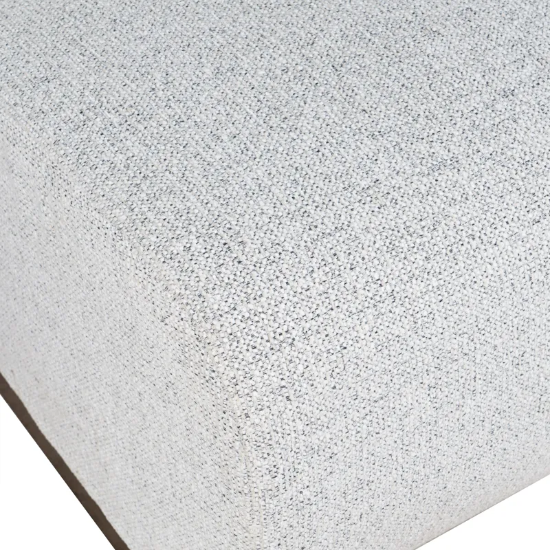 Milano Modern Banquette Upholstered Sectional Two Seat Bench With Performance Fabric