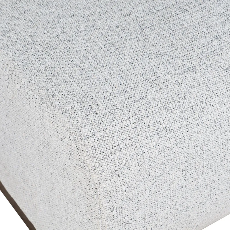 Milano Modern Banquette Upholstered Sectional Three Seat Bench With Performance Fabric