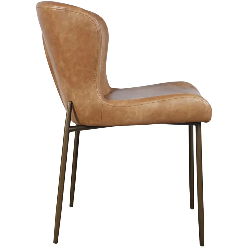 Auden 7-Piece Mid-Century Modern Dining Set With Easley Upholstered Chairs