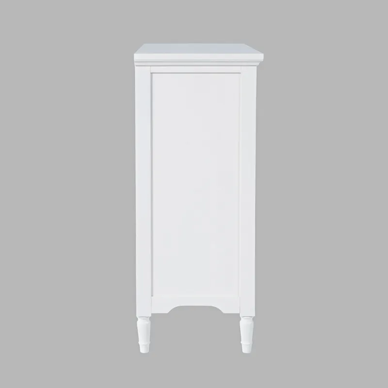 Westport 32" Glass Door Accent Cabinet a€“ Cottage Transitional Storage With Adjustable Shelves
