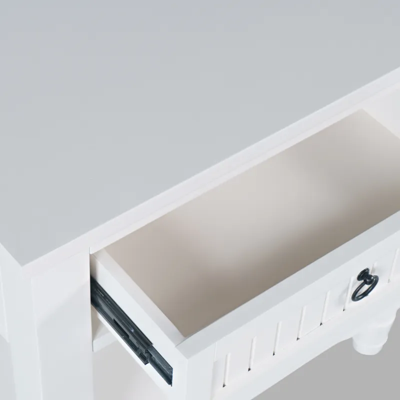 Westport Modern Farmhouse 24\" Square End Table With Storage Shelf