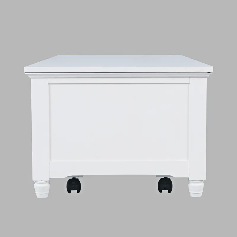 Westport Modern Farmhouse 50\" Lift-Top Coffee Table With Storage And Caster Wheels