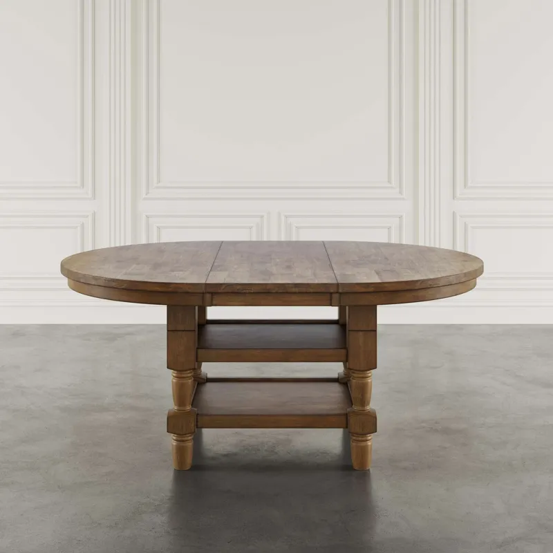 Winchester Classic Farmhouse 7-Piece Oval Dining Set With Extension Table