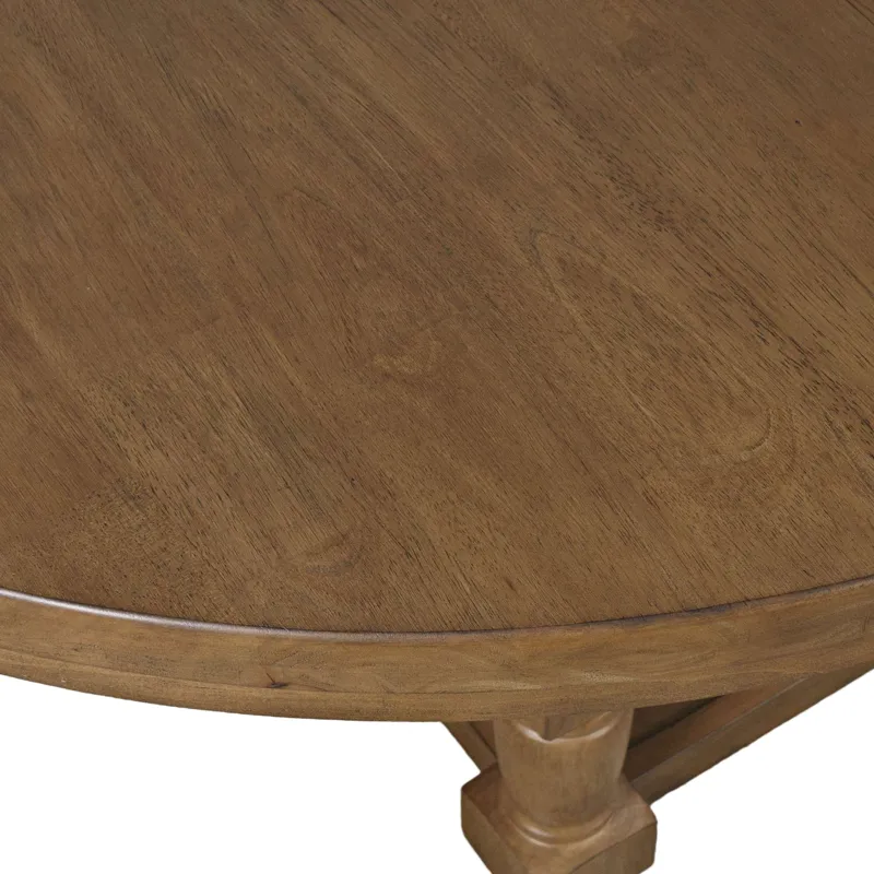 Winchester Classic Farmhouse 5-Piece Round Dining Set With Extension Table
