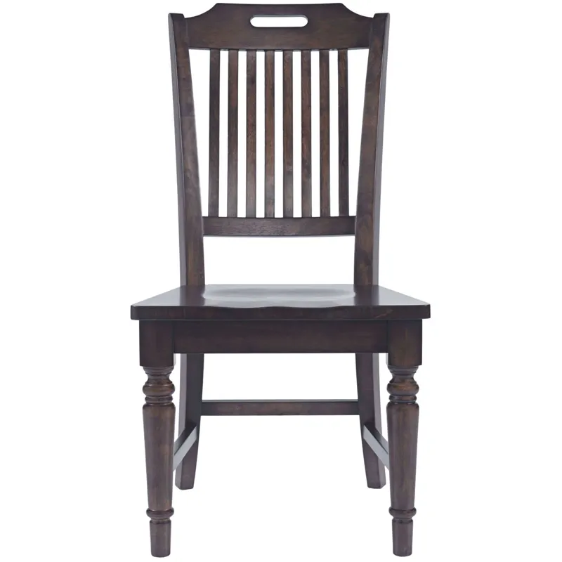 Winchester Classic Farmhouse Slatback Dining Chairs Set Of 2