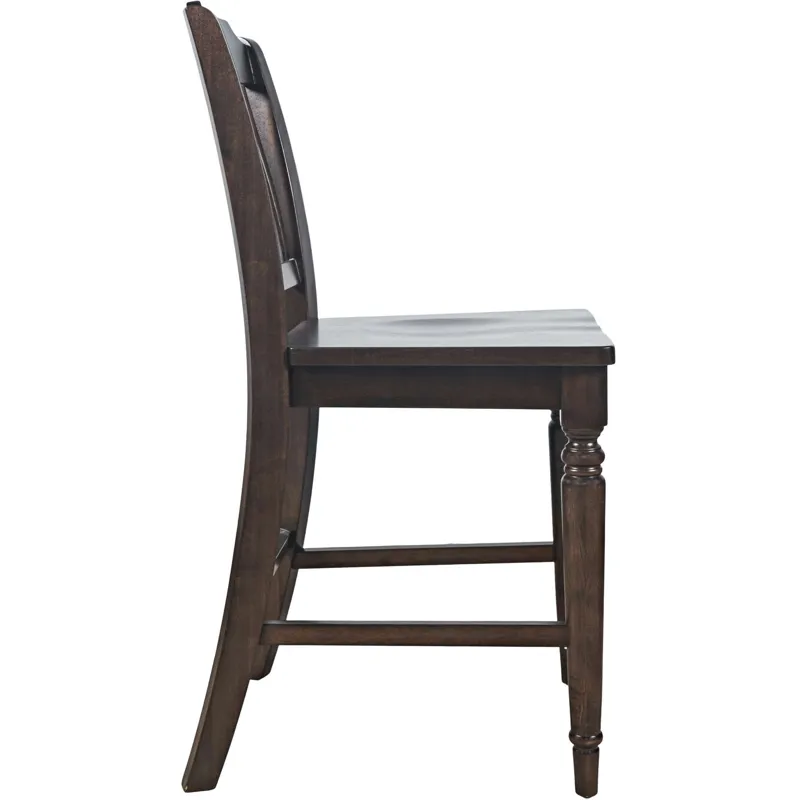 Winchester Classic Farmhouse Slatback Counter Stools Set Of 2