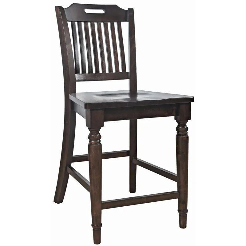 Winchester Classic Farmhouse Slatback Counter Stools Set Of 2