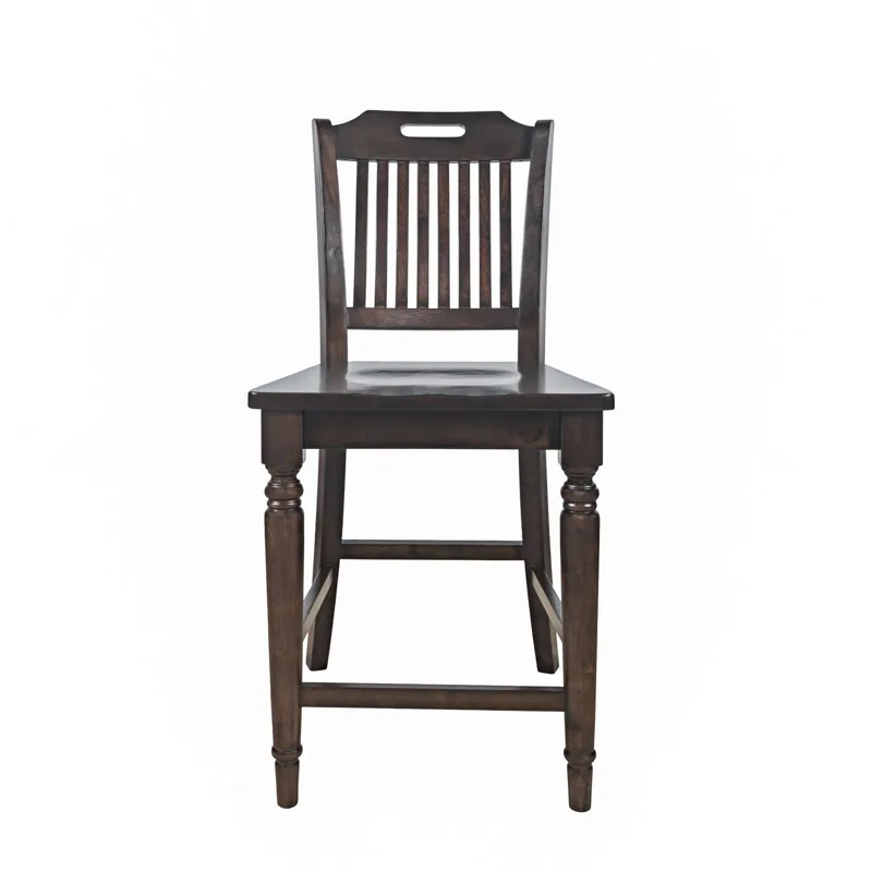 Winchester Classic Farmhouse Slatback Counter Stools Set Of 2
