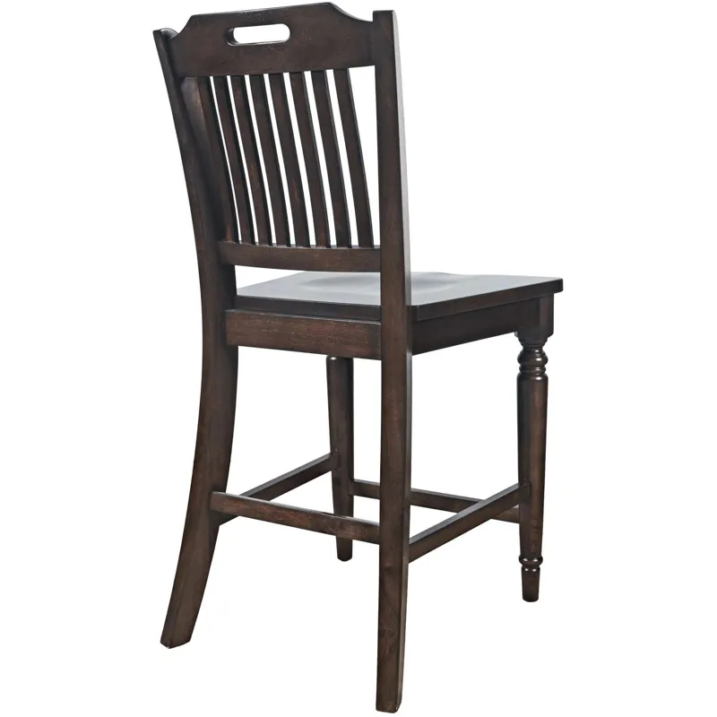 Winchester Classic Farmhouse Slatback Counter Stools Set Of 2