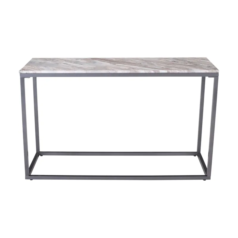 Wynn 50\" Modern Luxe Solid Marble Sofa Console Table
