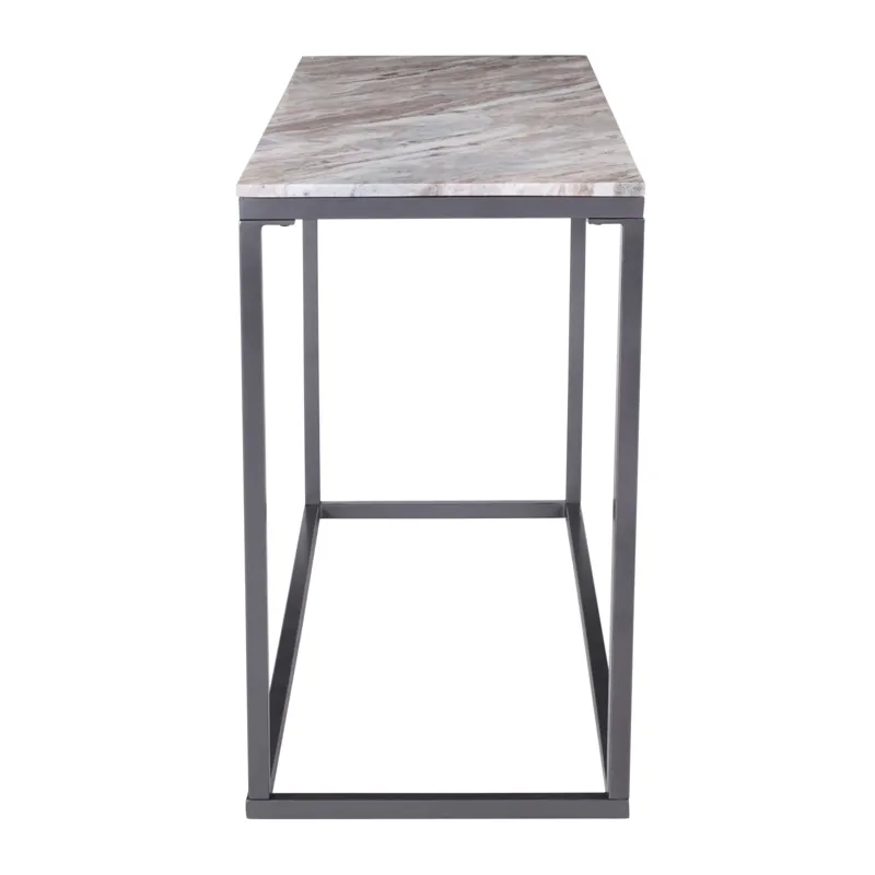 Wynn 50\" Modern Luxe Solid Marble Sofa Console Table
