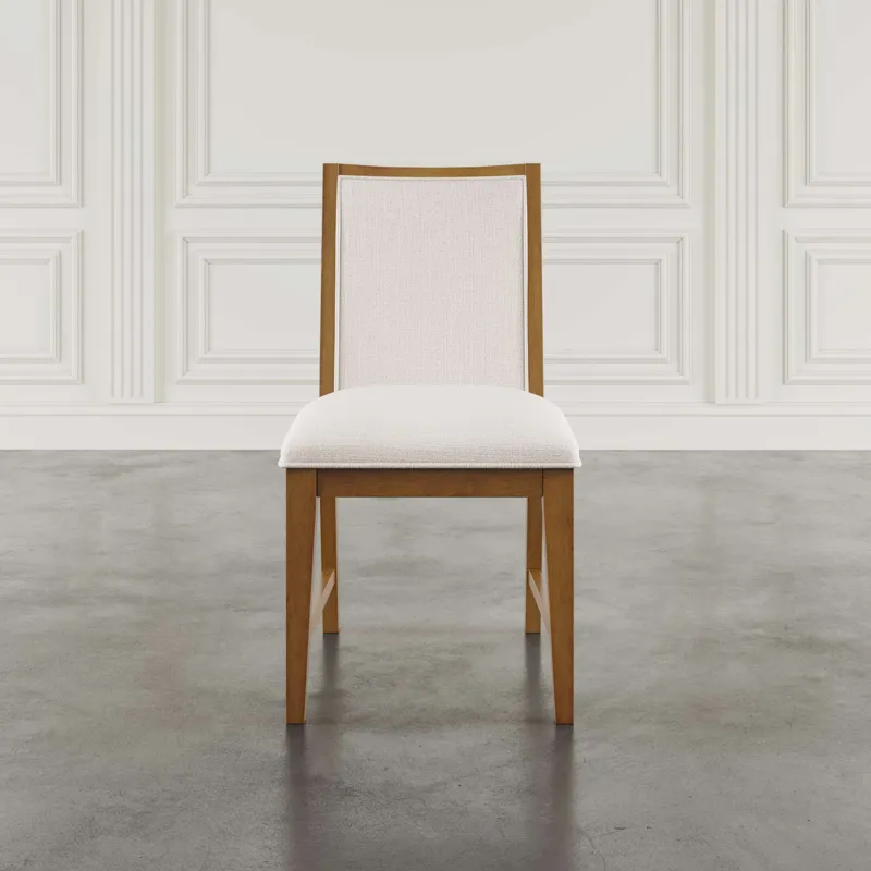 Sierrafina Modern Rustic Upholstered Dining Chairs Set Of 2