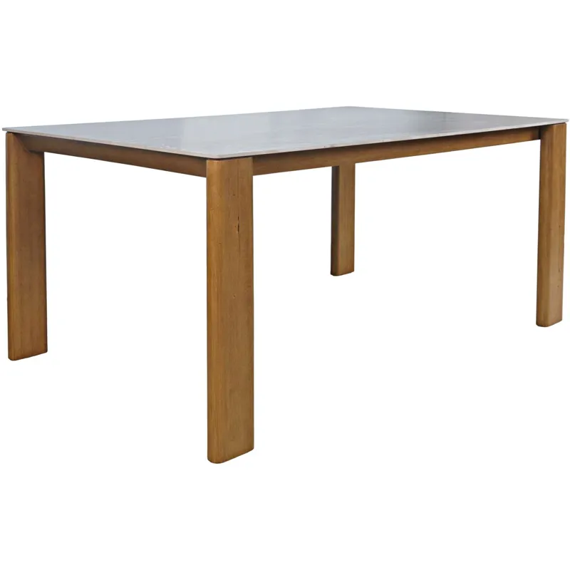 Sierrafina Modern Rustic 66-Inch Sintered Stone Dining Table