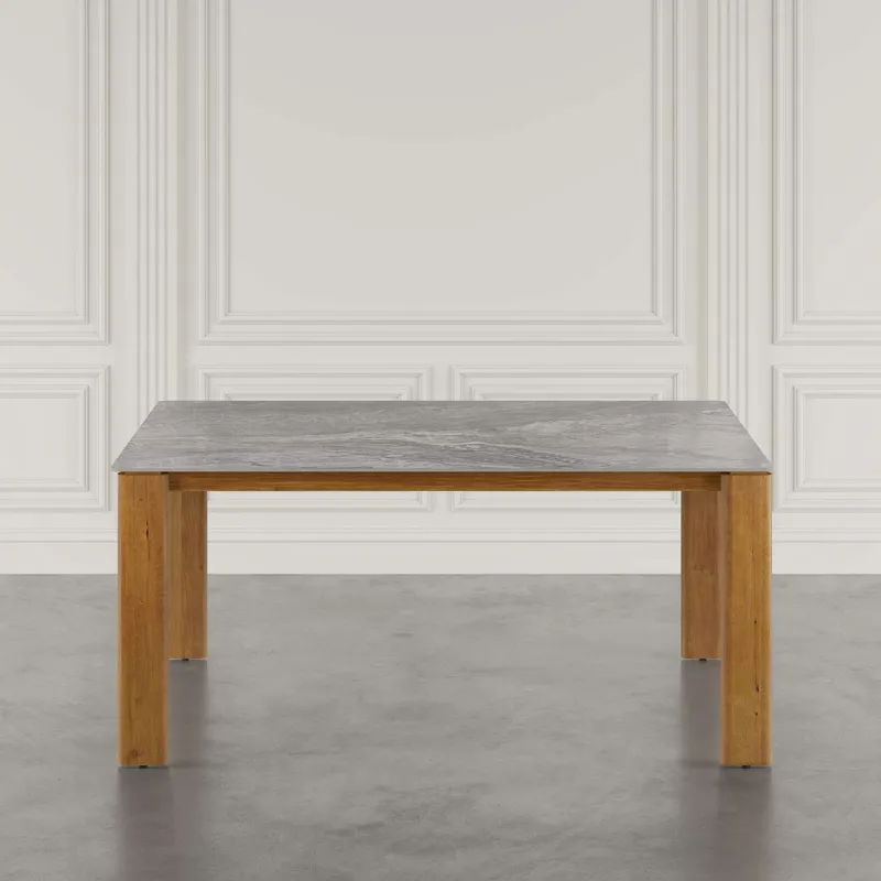 Sierrafina Modern Rustic 66-Inch Sintered Stone Dining Table