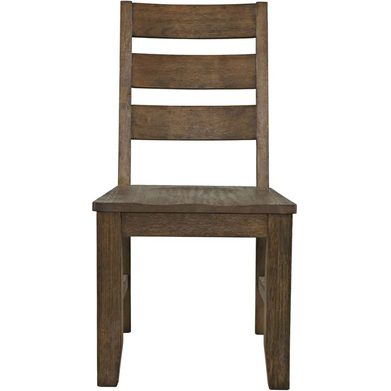 Sierrafina Modern Rustic Rung-Back Dining Chairs Set Of 2