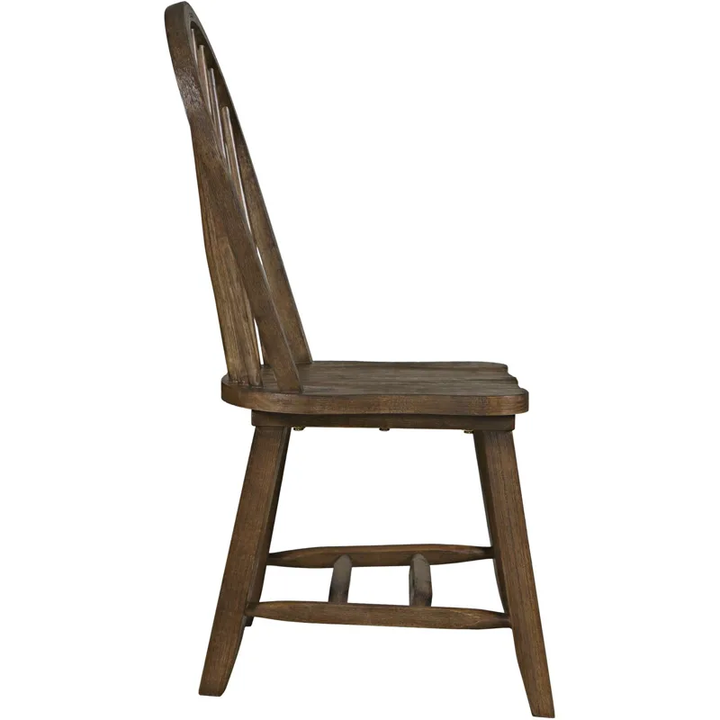 Sierrafina Modern Rustic Hoop-Back Dining Chairs Set Of 2