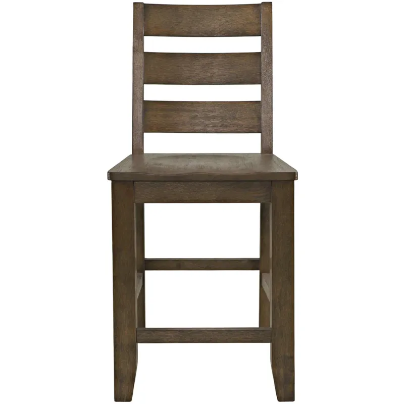 Sierrafina Modern Rustic Rung-Back Counter Barstools Set Of 2