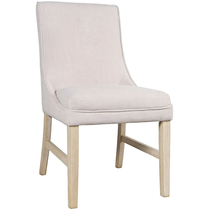 Carsons Modern Transitional Upholstered Dining Chair Set Of 2