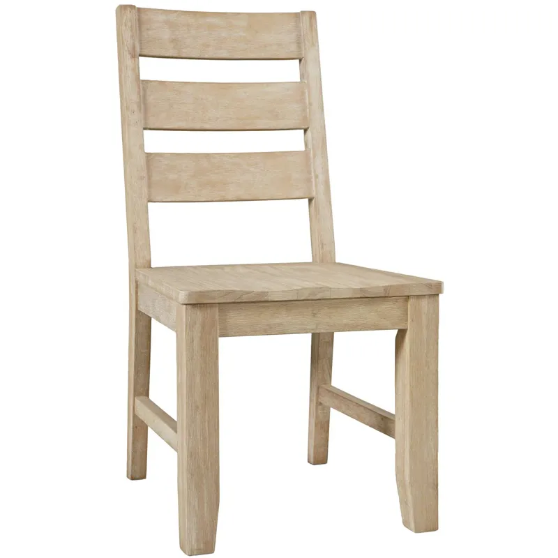 Sierrafina Modern Rustic Rung-Back Dining Chairs Set Of 2