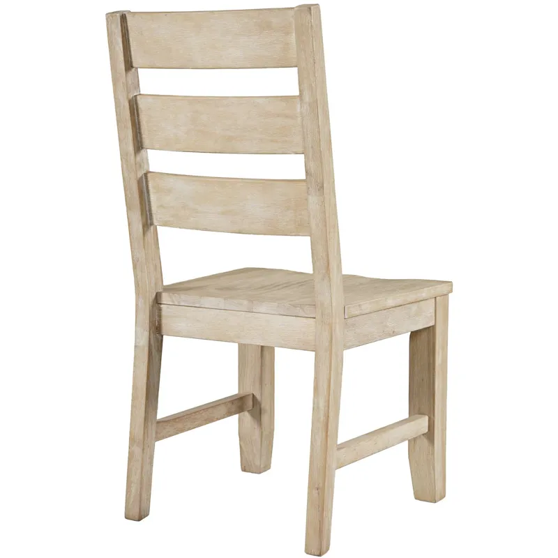 Sierrafina Modern Rustic Rung-Back Dining Chairs Set Of 2