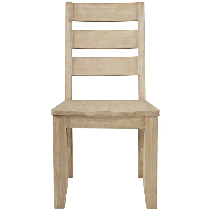 Sierrafina Modern Rustic Rung-Back Dining Chairs Set Of 2