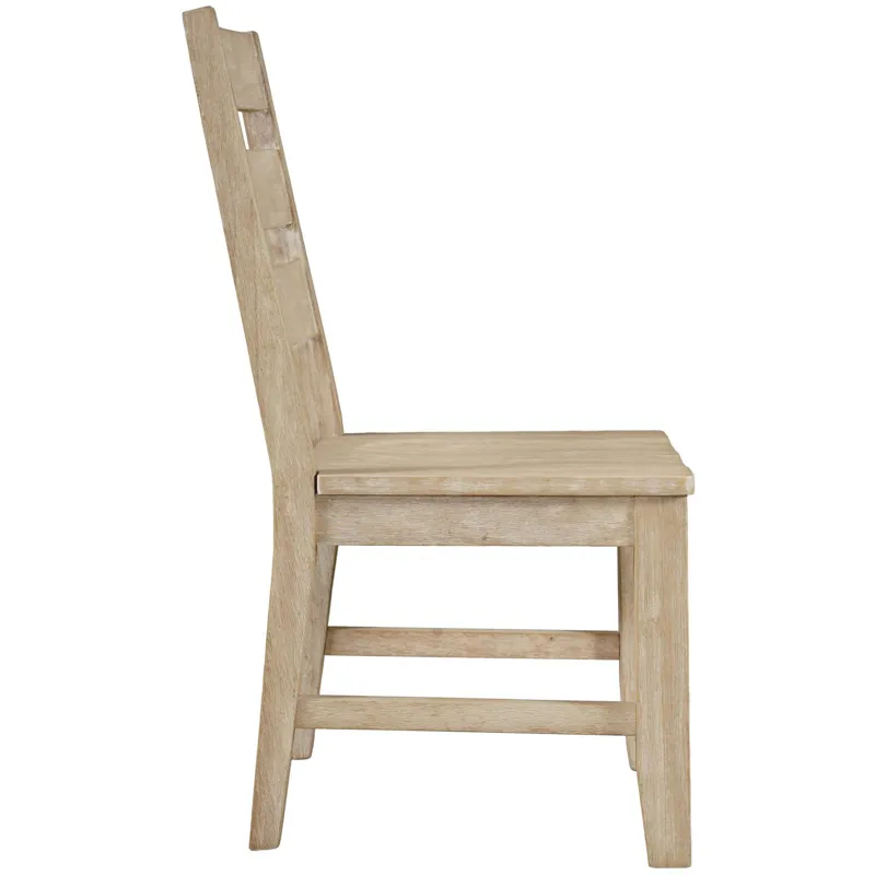 Sierrafina Modern Rustic Rung-Back Dining Chairs Set Of 2