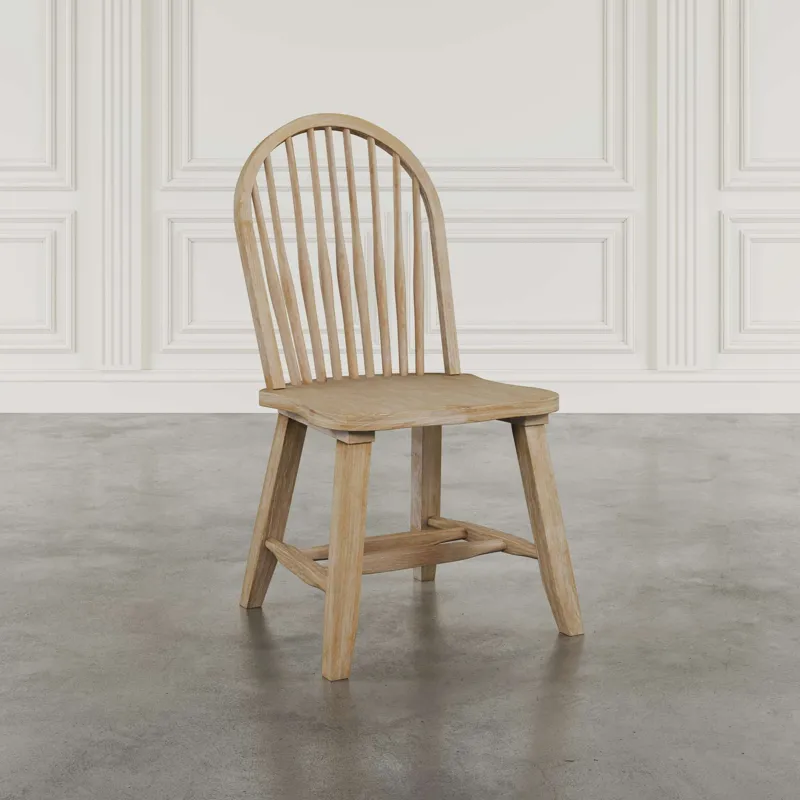 Sierrafina Modern Rustic Hoop-Back Dining Chairs Set Of 2