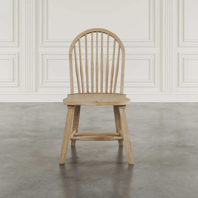 Sierrafina Modern Rustic Hoop-Back Dining Chairs Set Of 2