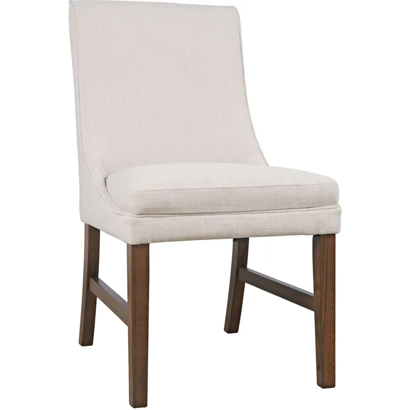 Carsons Modern Transitional Upholstered Dining Chair Set Of 2