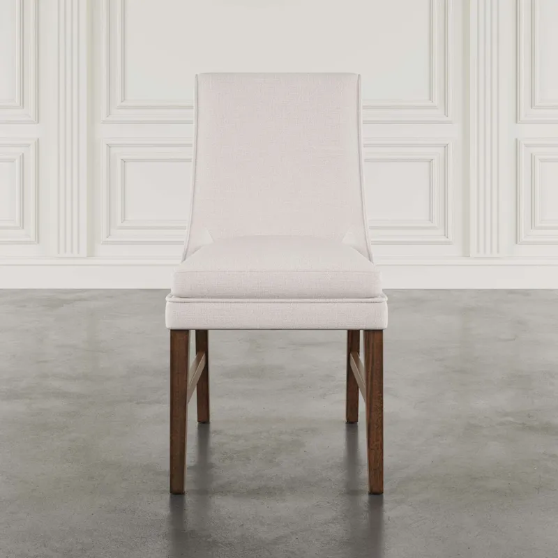 Carsons Modern Transitional Upholstered Dining Chair Set Of 2