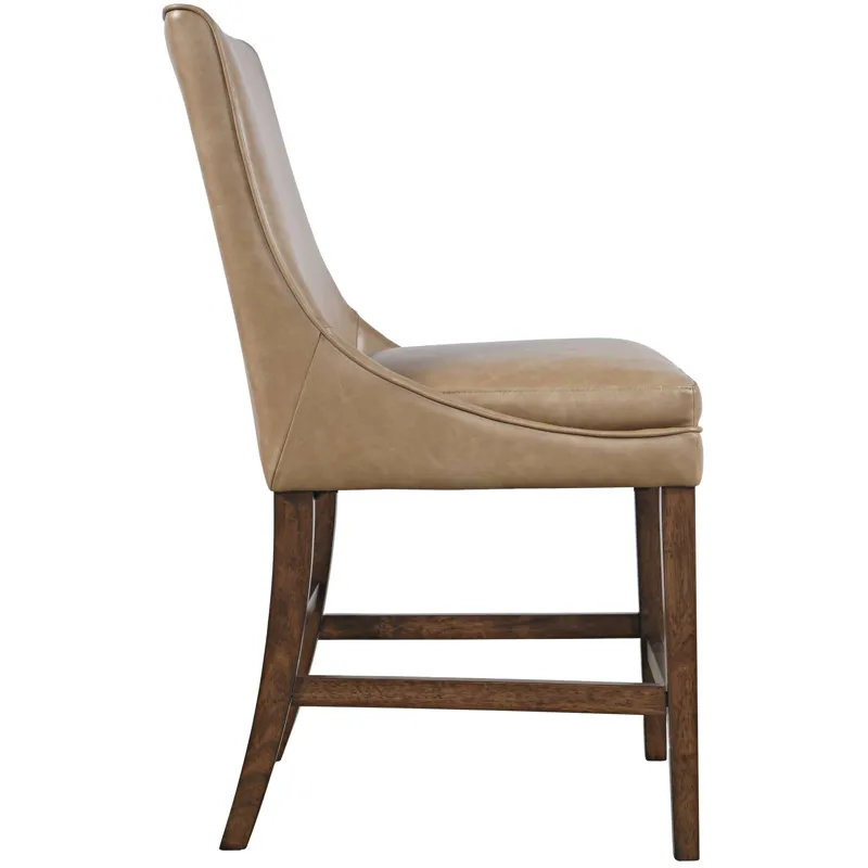 Carsons Modern Transitional Faux Leather Upholstered Counter Barstool Set Of 2