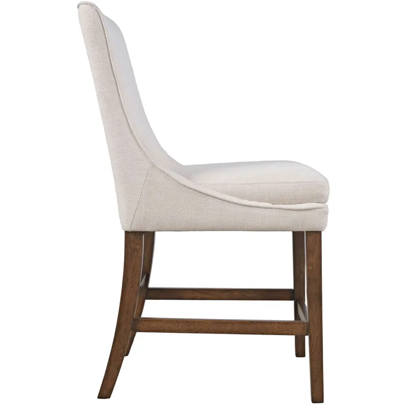 Carsons Modern Transitional Upholstered Counter Barstool Set Of 2