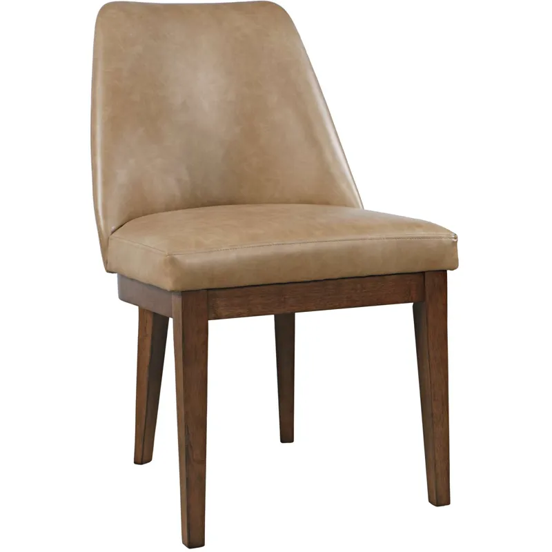 Ruston Modern Faux Leather Dining Chair Set Of 2