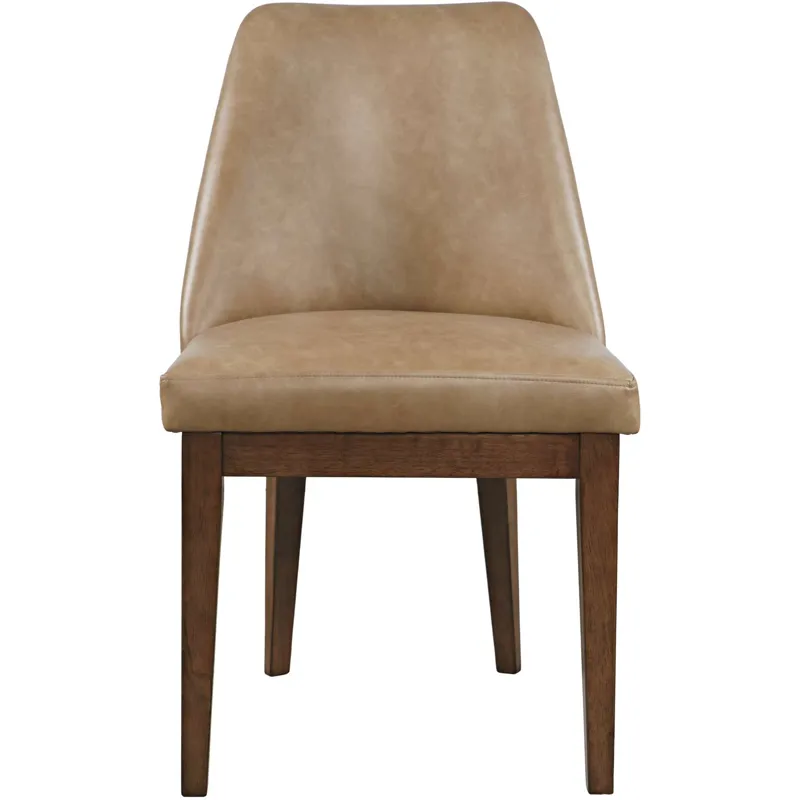 Ruston Modern Faux Leather Dining Chair Set Of 2